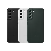 SAMSUNG Galaxy S22+ 5G 原廠皮革背蓋 淺灰
