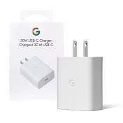 Google 30W USB-C 原廠充電器 - 白 (台灣公司貨) 白色