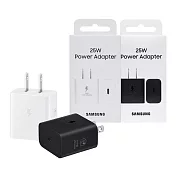 Samsung三星 原廠 新款EP-T2510 25W Type C超快充充電器 - 適用Note系列 (公司貨)  黑色