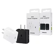 Samsung三星 原廠 新款EP-T2510 25W Type C超快充充電器 - 適用S25系列 (台灣公司貨)  黑色