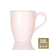 《乾唐軒活瓷》 永恆玫瑰馬克杯 370ml / 粉紅