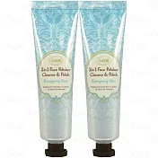 SABON 二合一臉部純淨磨砂膏(條裝)-薄荷(60ml)*2(公司貨)