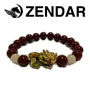 【ZENDAR】國際精品 瑪瑙玉石變色貔貅手鍊(225418)