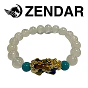 【ZENDAR】國際精品 青玉變色貔貅手鍊(225420)