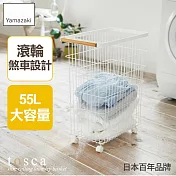 日本【YAMAZAKI】tosca原木手把洗衣籃