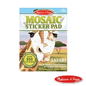 美國瑪莉莎 Melissa & Doug 貼紙簿 - 數字馬賽克貼, 非洲動物