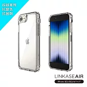 ABSOLUTE LINKASEAIR iPhone SE(2022)/SE2/8/7 4.7吋專用 軍規防摔抗變色抗菌大猩猩玻璃保護殼-不思議淨透 SE(2022)/SE2/8/7