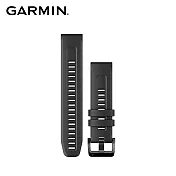 GARMIN QuickFit 22mm 矽膠錶帶 黑色