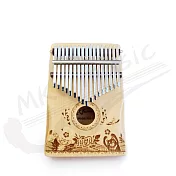 Namas 專業17音 拇指琴 卡林巴 全單板雲杉 KALIMBA 姆指琴 樂器 KL-NA-JMS17