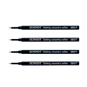 德國施密特schmidt水性鋼珠筆芯 黑 4入優惠組