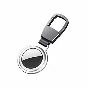 AirTag磁力金屬保護殼(2入) 淨白銀