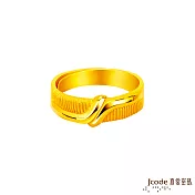 J’code真愛密碼金飾 攜手未來黃金男戒指