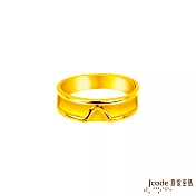 J’code真愛密碼金飾 閃耀自信黃金男戒指