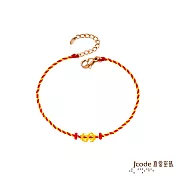 J’code真愛密碼金飾 $硬金編織手鍊