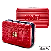 Deseno 笛森諾 系列硬殼航空包- 紅蜘蛛