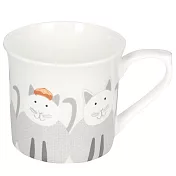 《KitchenCraft》骨瓷馬克杯 | 水杯 茶杯 咖啡杯 - 微笑貓250ml