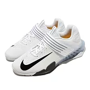 Nike 舉重鞋 Savaleos 男鞋 白 健身 訓練 重訓 穩定 支撐 透氣 運動鞋 CV5708-100 26cm WHITE/BLACK