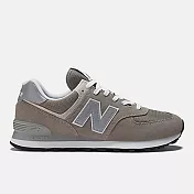 New Balance 男女 574系列 復古鞋 ML574EVG-D US5 灰白