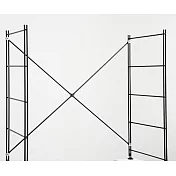 【MUJI 無印良品】SUS交叉桿/深灰/84/大寬84cm用