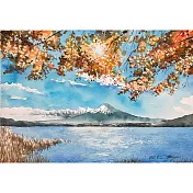 【玲廊滿藝】張偉鈺-秋天富士山38x26cm