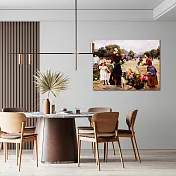 【御畫房】鮮花少女 國家一級畫師手繪油畫60×80cm VF-03 (客製商品)