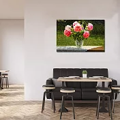 【御畫房】牡丹花 國家一級畫師手繪油畫60×90cm VF-19 (客製商品)