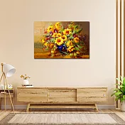 【御畫房】太陽花 國家一級畫師手繪油畫60×90cm VF-21 (客製商品)