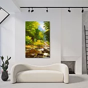 【御畫房】綠林風光 國家一級畫師手繪油畫60×90cm VF-25 (客製商品)