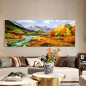 【御畫房】香格里拉 國家一級畫師手繪油畫60×120cm VF-32 (客製商品)