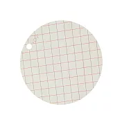 丹麥OYOY  圓形矽膠餐墊/清新紅白