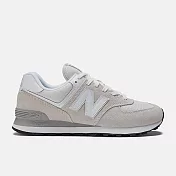 New Balance 男女 574系列 復古鞋 ML574EVW-D US9.5 雲灰白