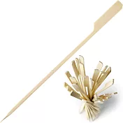 《IBILI》竹製水果叉50入(18cm) | 餐叉 點心叉 叉子