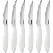 《tescoma》Presto牛排刀6入 | 西餐刀 餐刀 鐵板刀 - 白