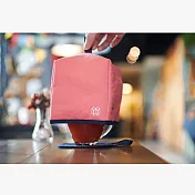 【無藏嚴選】小帳棚造型 | 防塵保溫罩 (杯款) 蜜桃【粉】