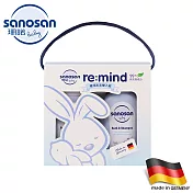 德國sanosan-珊諾baby re:mind極潤澎澎雙入組(洗髮沐浴露500mlx2入)