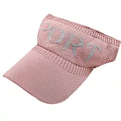 【EZlife】韓版夏季透氣空頂遮陽帽- 粉色