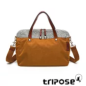 tripose 漫遊系列岩紋玩色兩用手提背包 稻禾駝