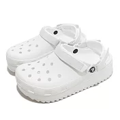 Crocs 涼拖鞋 Classic Hiker Clog 男鞋 女鞋 經典白 厚底 鋸齒底 洞洞鞋 206772143