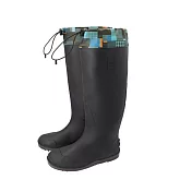 日本 Green Camel GC5630 黑色 森林靴 折疊式長筒雨鞋 附收納袋(男女適用) 黑M