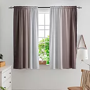 【巴芙洛】高精密漸變色遮光窗簾260cm寬165cm高/抗UV遮光窗簾/防紫外線照射 尊漸變爵灰