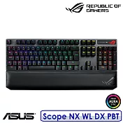 ASUS 華碩 ROG Scope NX Wireless Deluxe PBT 無線機械式鍵盤 青軸/茶軸/紅軸 紅軸