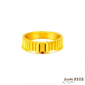J’code真愛密碼金飾 獨一無二黃金男戒指