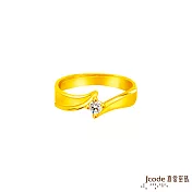 J’code真愛密碼金飾 追光者黃金戒指