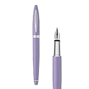 (免費客製化)HAPPYMT開心鋼筆銀夾 筆尖-F 紅碧