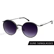 【SUNS】復古圓框墨鏡 潮流時尚墨鏡 超輕量男女適用 檢驗合格 抗UV400