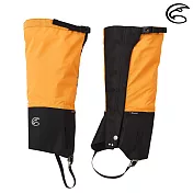 ADISI 3-Layer 專業款防水透氣綁腿 AS22005 / 城市綠洲(防風 防泥 耐磨 防螞蝗 登山綁腿) XS 芒果雪糕/黑