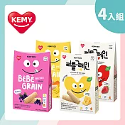 韓國【KEMY KIDS】貪吃凱米穀物小捲心 4入組 40g*4