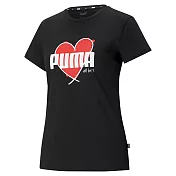PUMA 女 基本系列Heart短袖T恤(F) 58789701 XS 多色