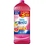 日本【第一石鹼】大容量 濃縮洗碗精補充罐 柚香 970ml
