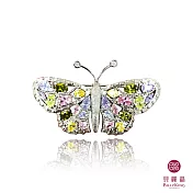 BILLY KING 貝麗晶 彩色鋯石胸針 蝴蝶 (BC468)